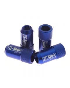 D1 SPEC Nakrętki do felg M12x1,25 imbusowe niebieskie
