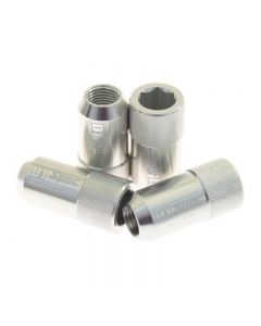 D1 SPEC Nakrętki do felg M12x1,5 imbusowe srebrne