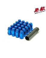 MUTEKI Nakrętki do felg M12x1,5 zamknięte niebieskie